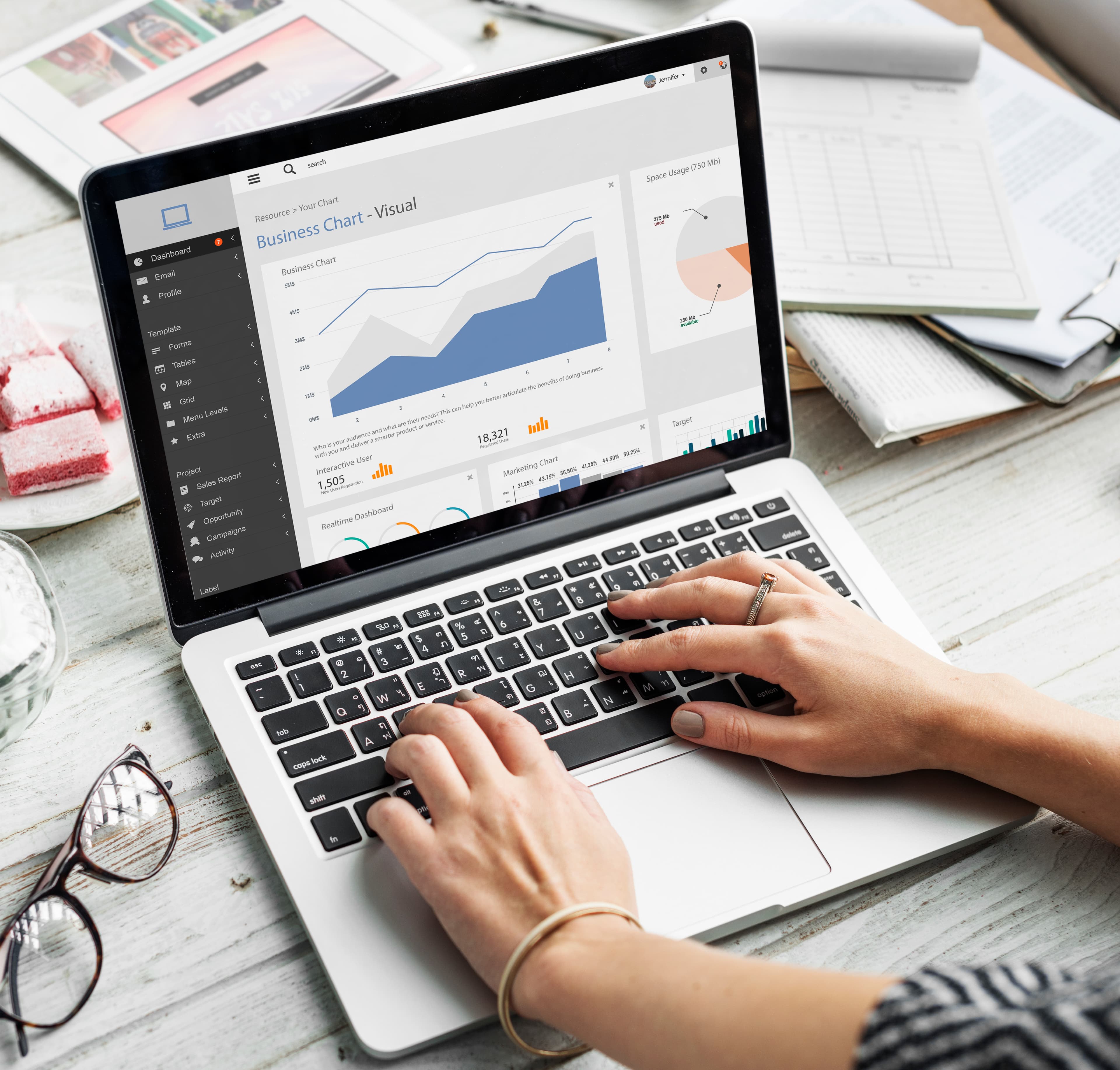 Consultation planning with marketing analytics reports
